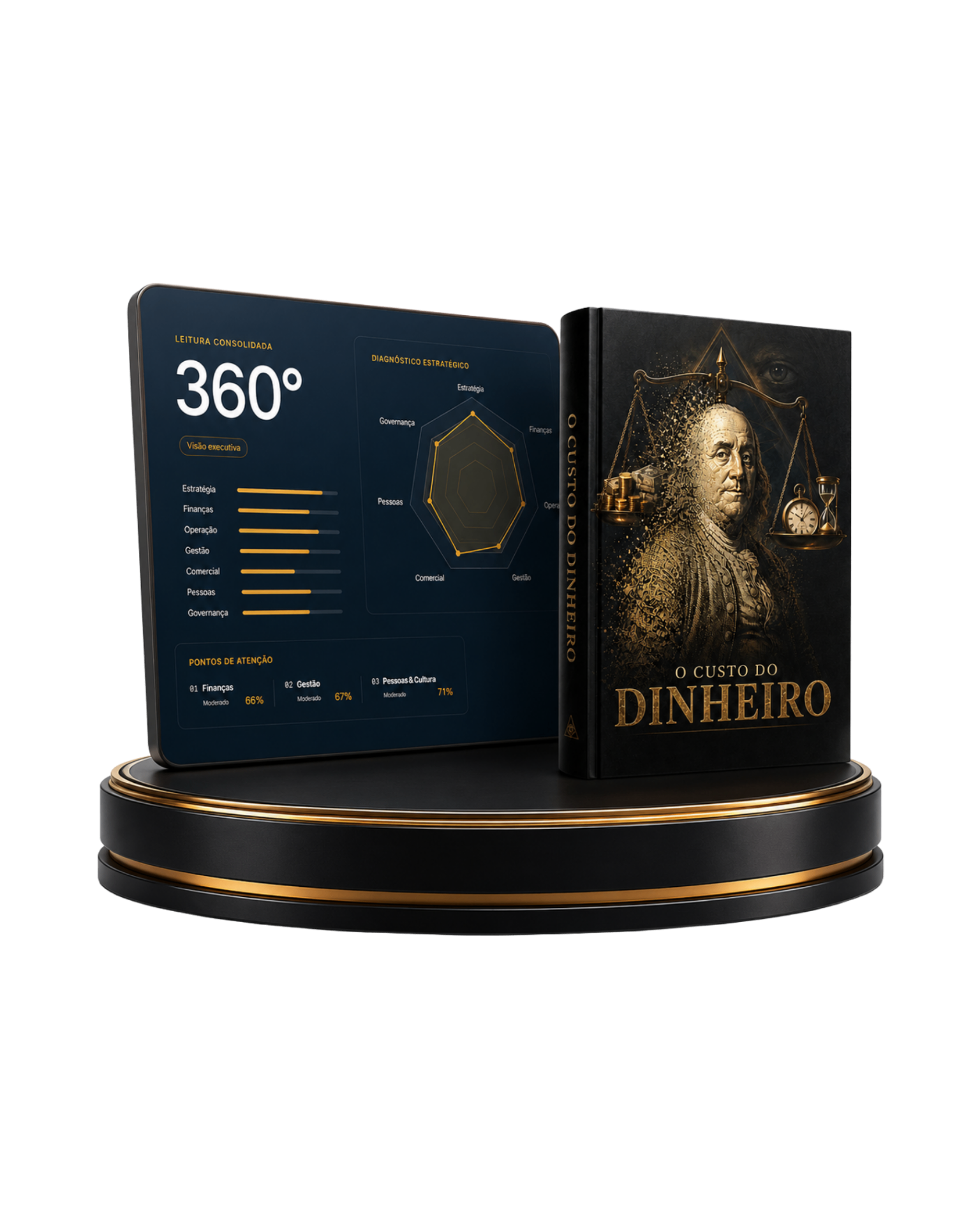 Combo Lucidez One e e-book O Custo do Dinheiro